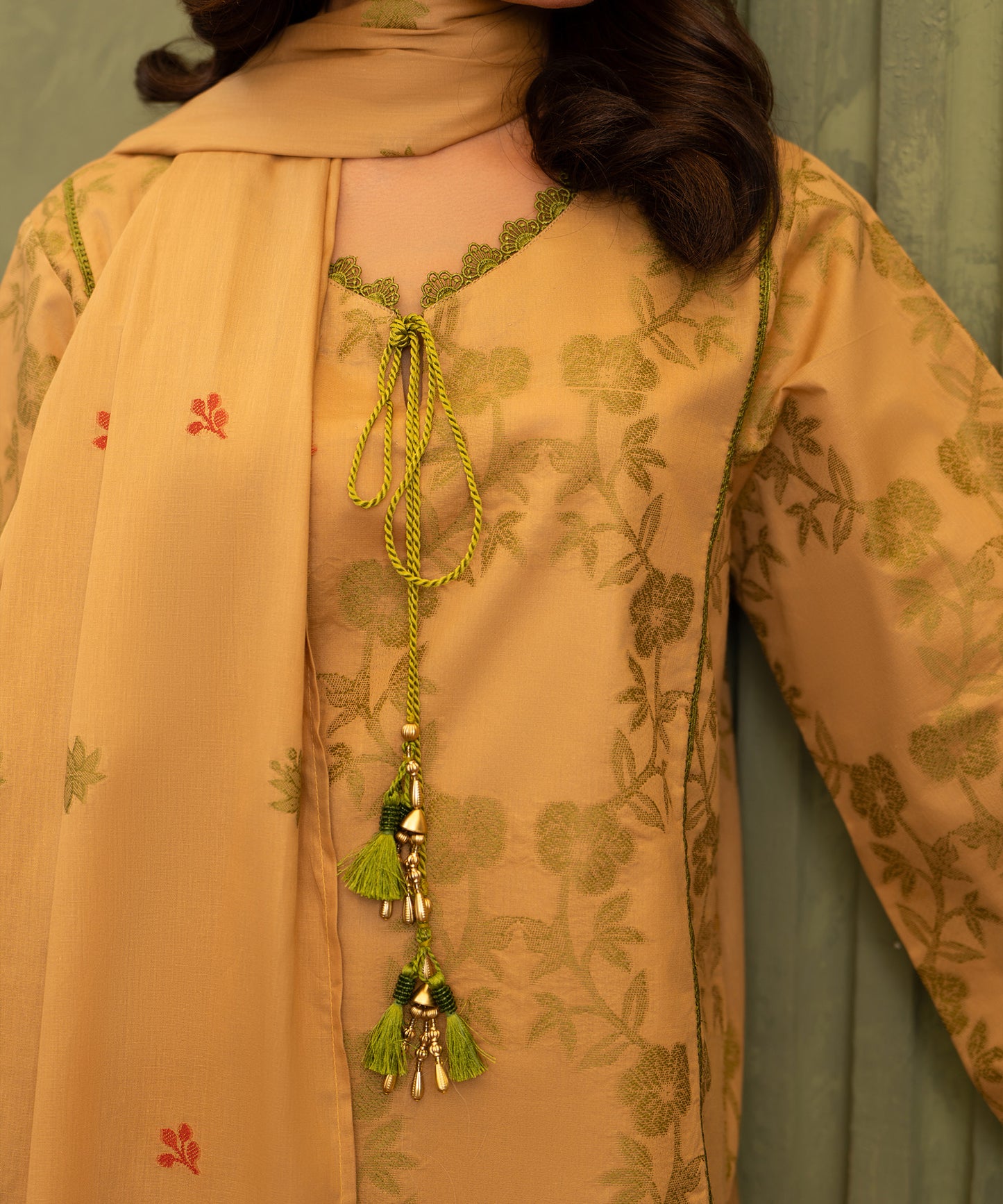 Women Jacquard 3 Piece Suit - JCQ001
