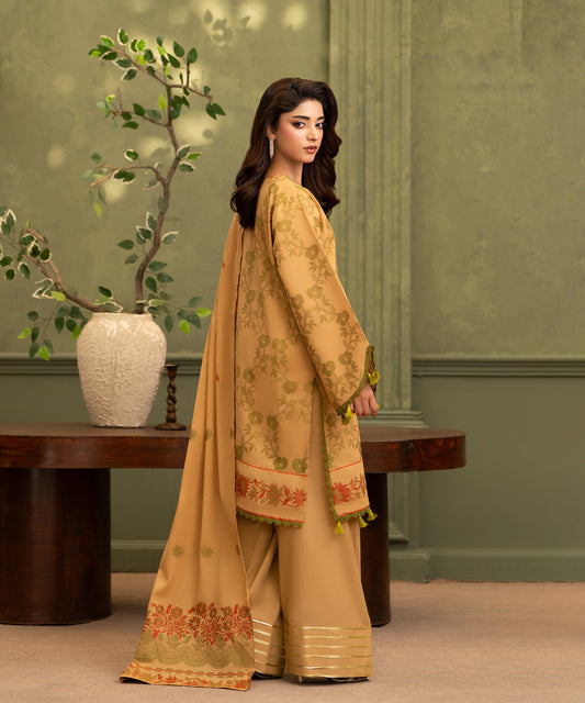 Women Jacquard 3 Piece Suit - JCQ001