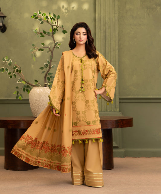 Women Jacquard 3 Piece Suit - JCQ001