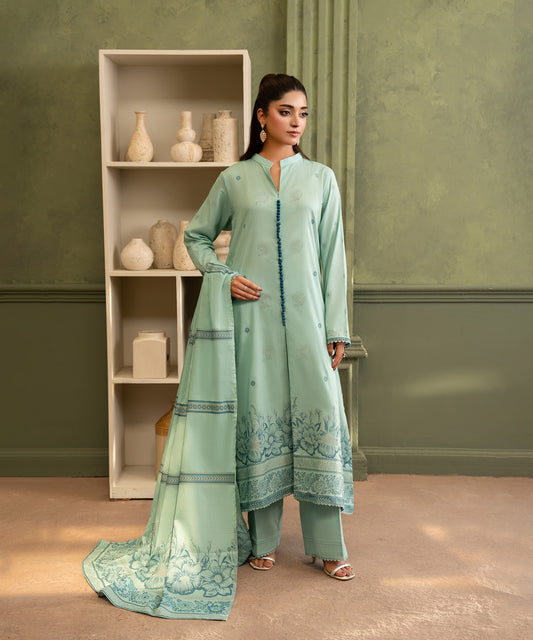 Women Jacquard 3 Piece Suit - JCQ002