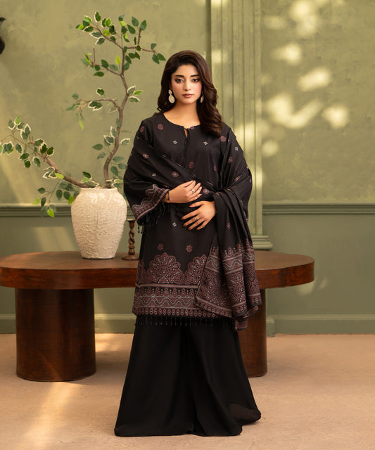 Women Jacquard 3 Piece Suit - JCQ003