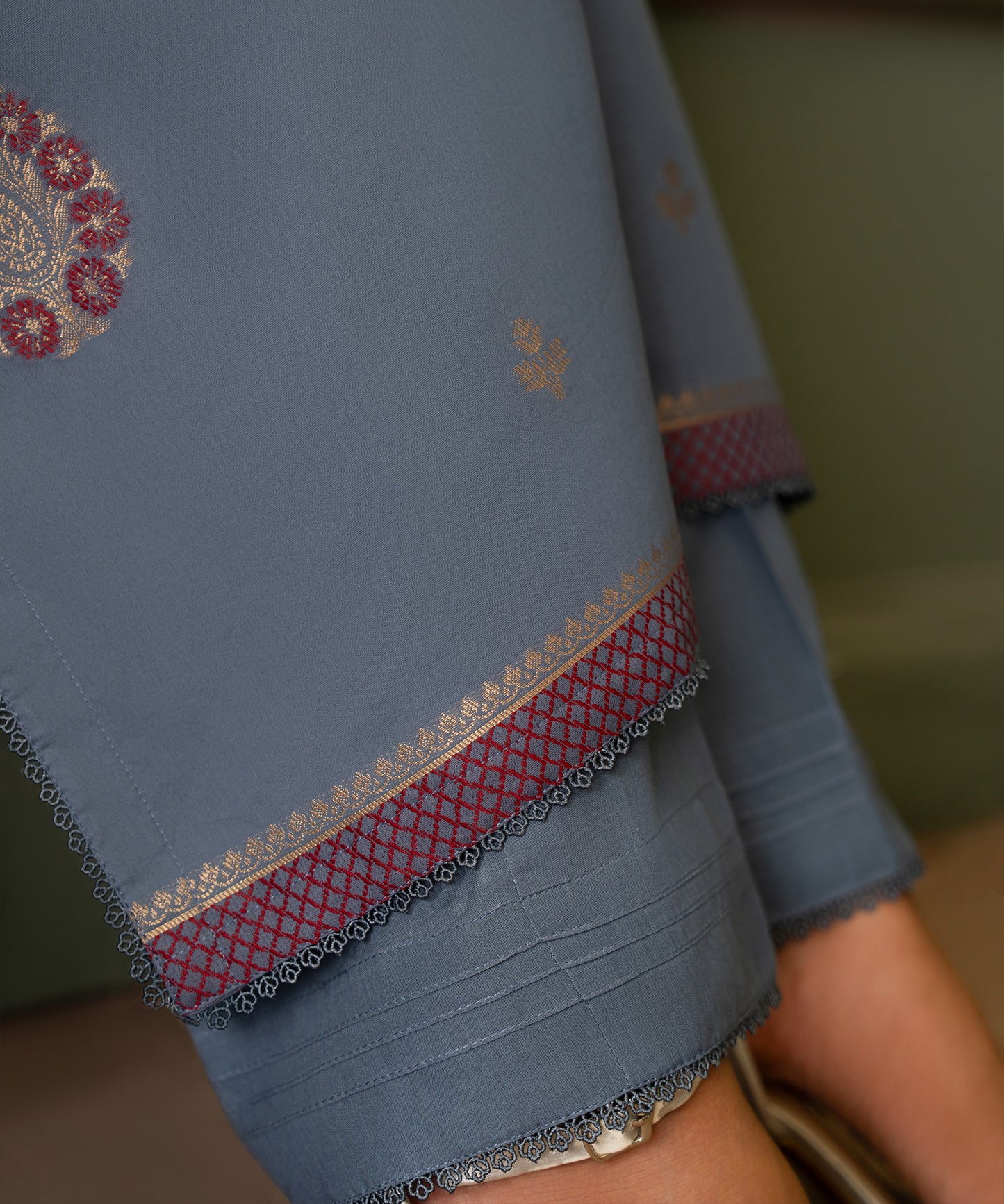 Women Jacquard 3 Piece Suit - JCQ004