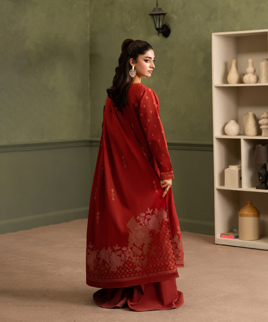 Women Jacquard 3 Piece Suit - JCQ005