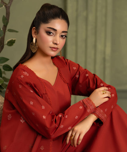 Women Jacquard 3 Piece Suit - JCQ005