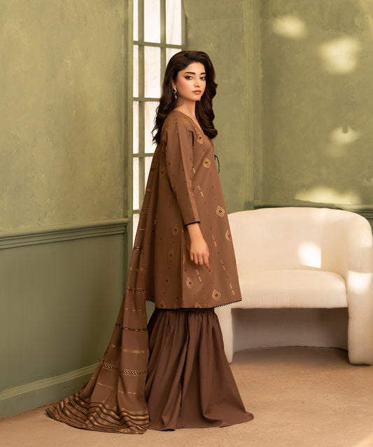 Women Jacquard 3 Piece Suit - JCQ006