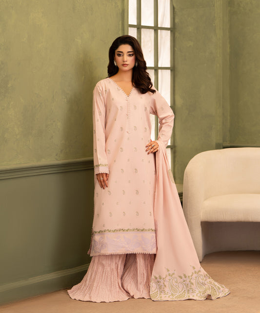 Women Jacquard 3 Piece Suit - JCQ008