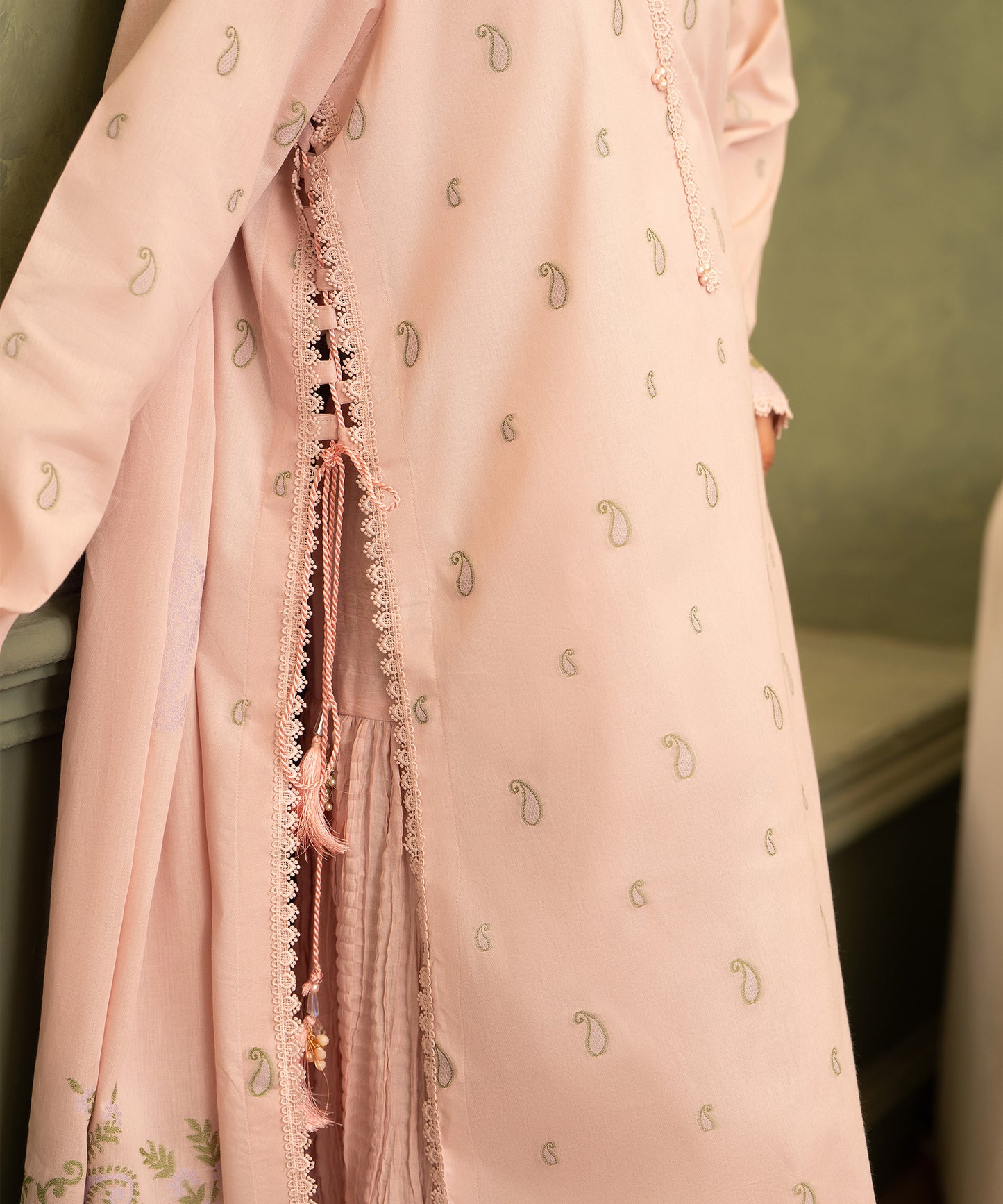 Women Jacquard 3 Piece Suit - JCQ008
