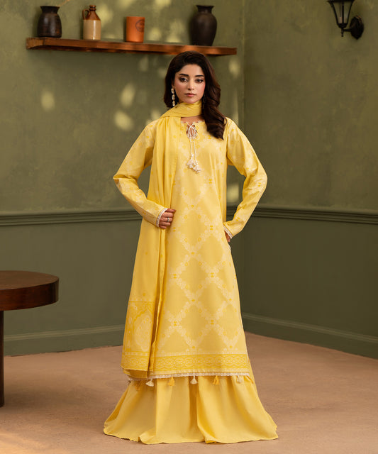 Women Jacquard 3 Piece Suit - JCQ009