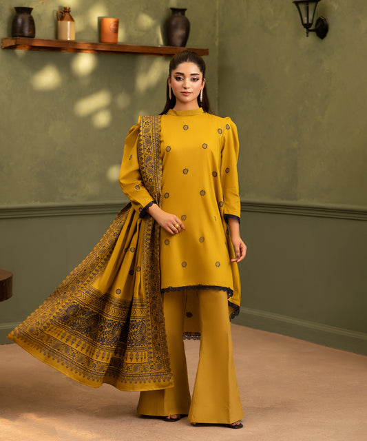 Women Jacquard 3 Piece Suit - JCQ010