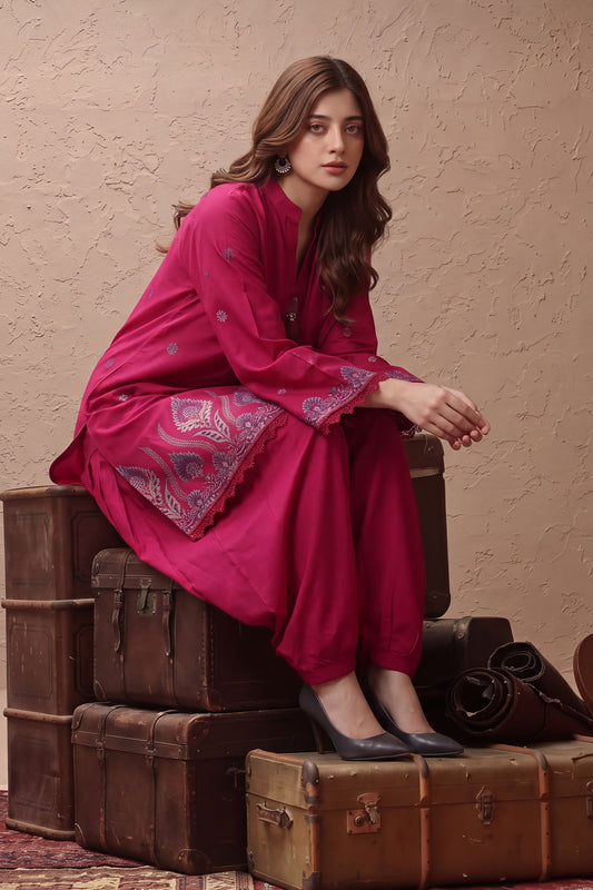 Women Jacquard 3 Piece Suit - JCQ022
