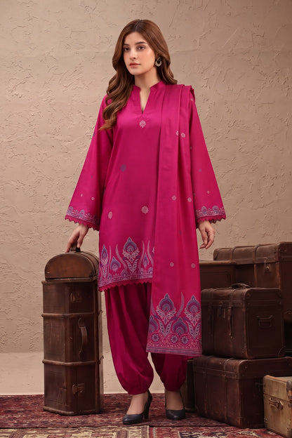 Women Jacquard 3 Piece Suit - JCQ022