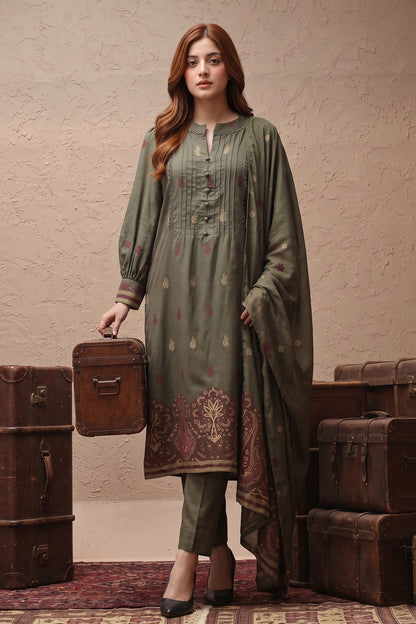 Women Jacquard 3 Piece Suit - JCQ023