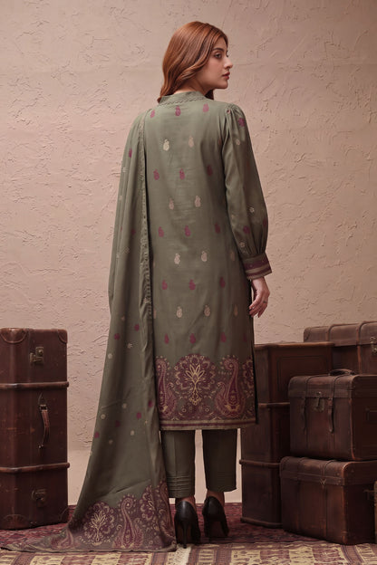Women Jacquard 3 Piece Suit - JCQ023