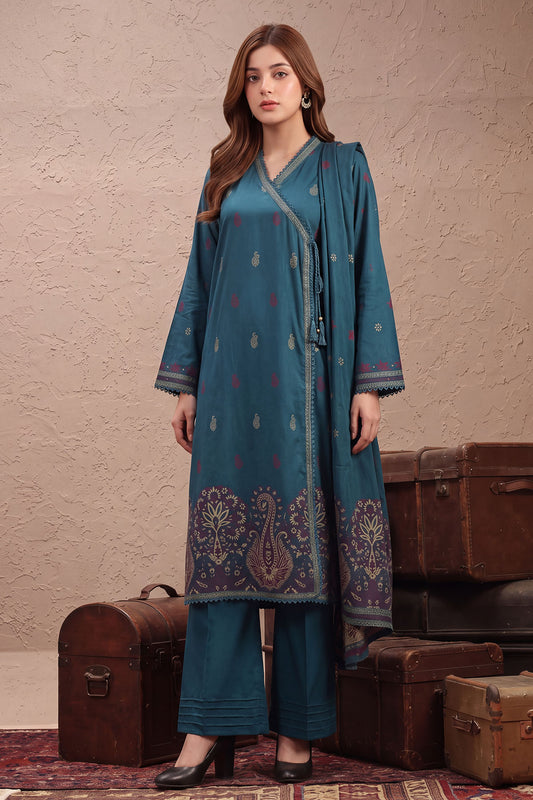 Women Jacquard 3 Piece Suit - JCQ024