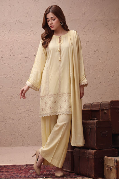 Women Jacquard 3 Piece Suit - JCQ026