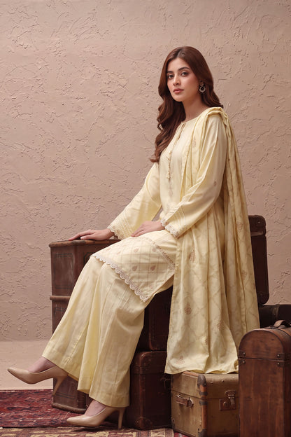 Women Jacquard 3 Piece Suit - JCQ026