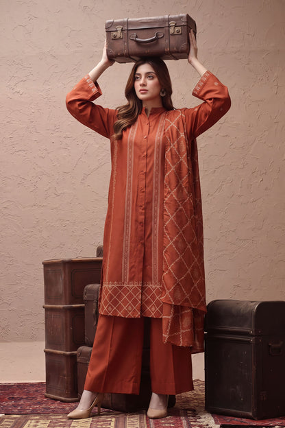 Women Jacquard 3 Piece Suit - JCQ027