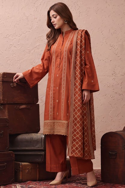 Women Jacquard 3 Piece Suit - JCQ027