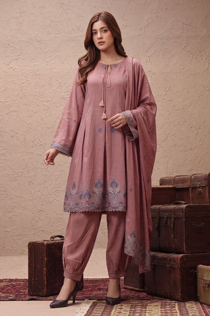 Women Jacquard 3 Piece Suit - JCQ028