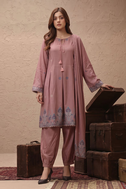 Women Jacquard 3 Piece Suit - JCQ028