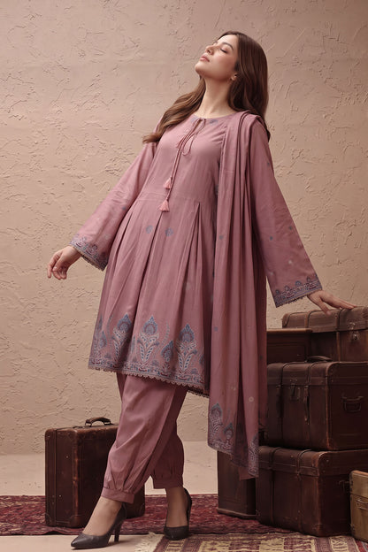 Women Jacquard 3 Piece Suit - JCQ028