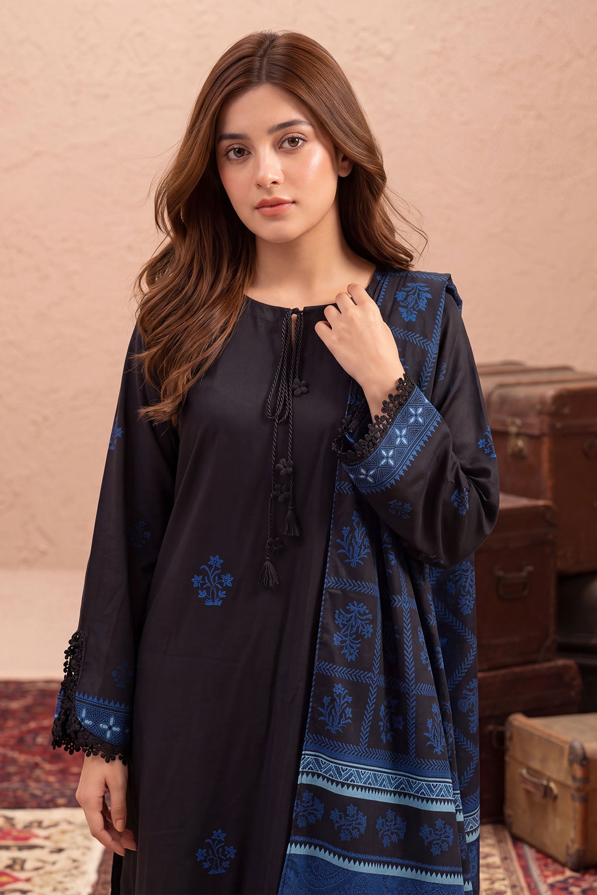 Women Jacquard 3 Piece Suit - JCQ030