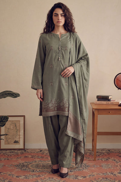 Women Jacquard 3 Piece Suit - JCQ045