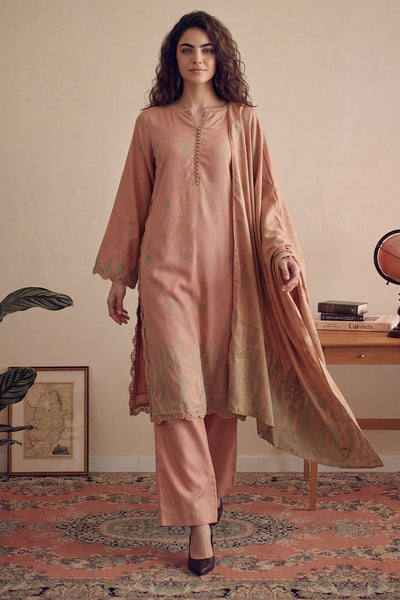 Women Jacquard 3 Piece Suit - JCQ050