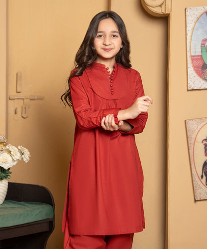Girls Printed 2 Piece Suit