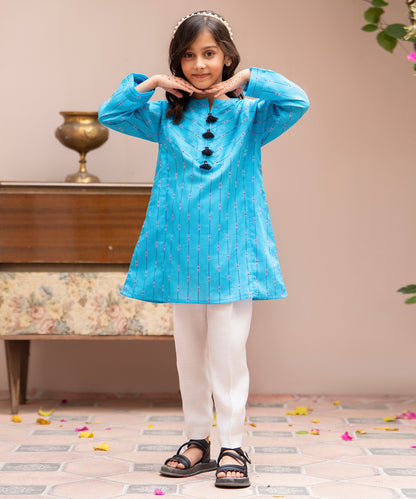 Girls Solid 2 Piece Suit