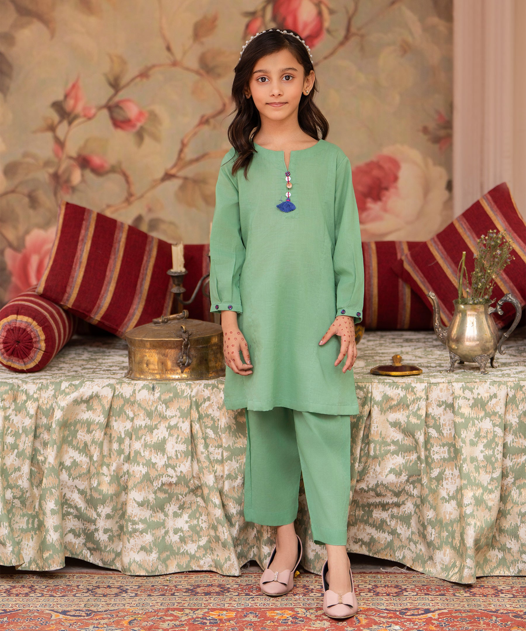 2PC Kids Solid Suit - KDS 863