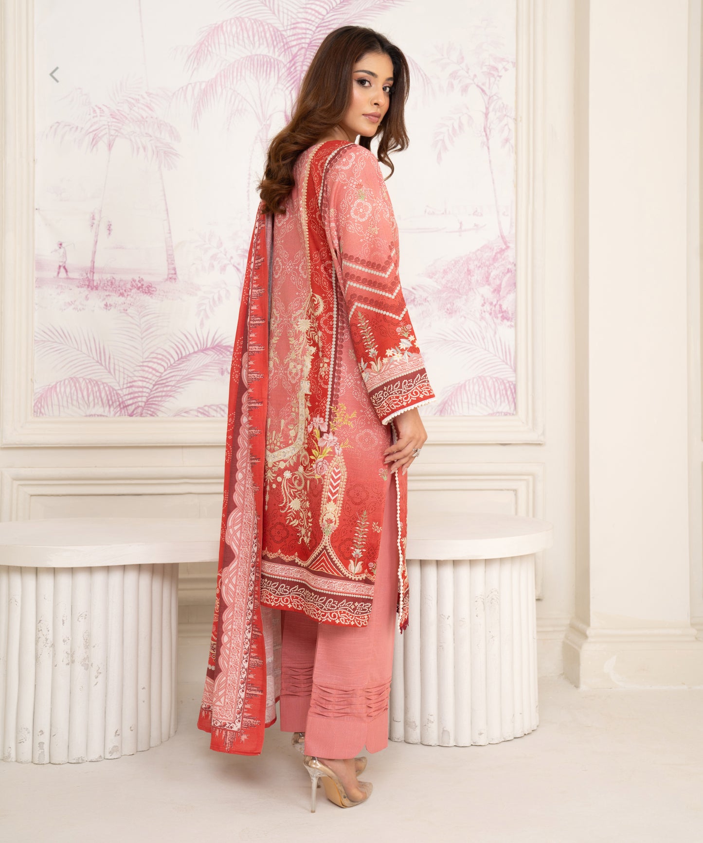 3 Piece Digital Khaddar 142