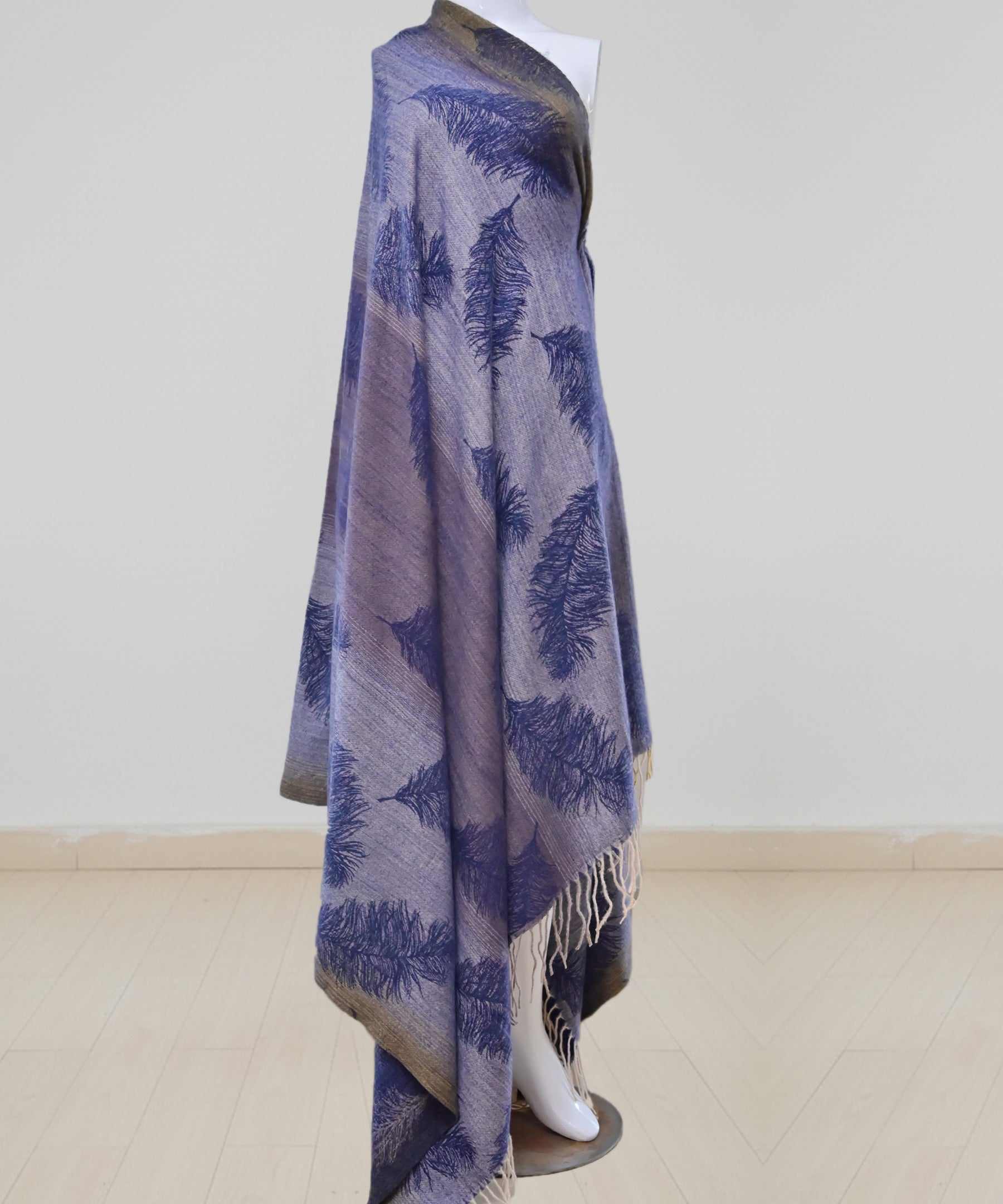 Ladies Shawl 006 - BLU