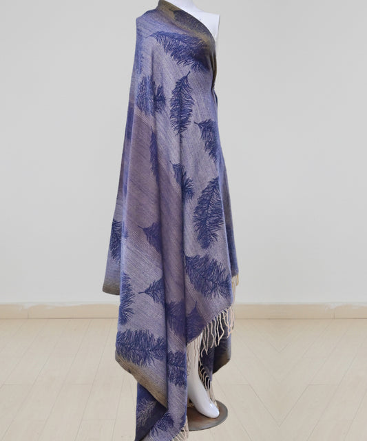 Ladies Shawl 006 - BLU