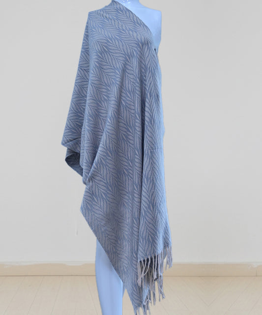 Ladies Shawl 008 - BLU