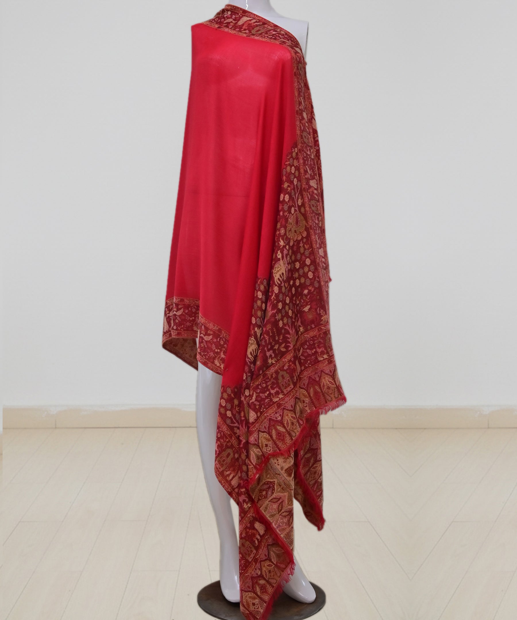 Ladies Shawl 002 - Red