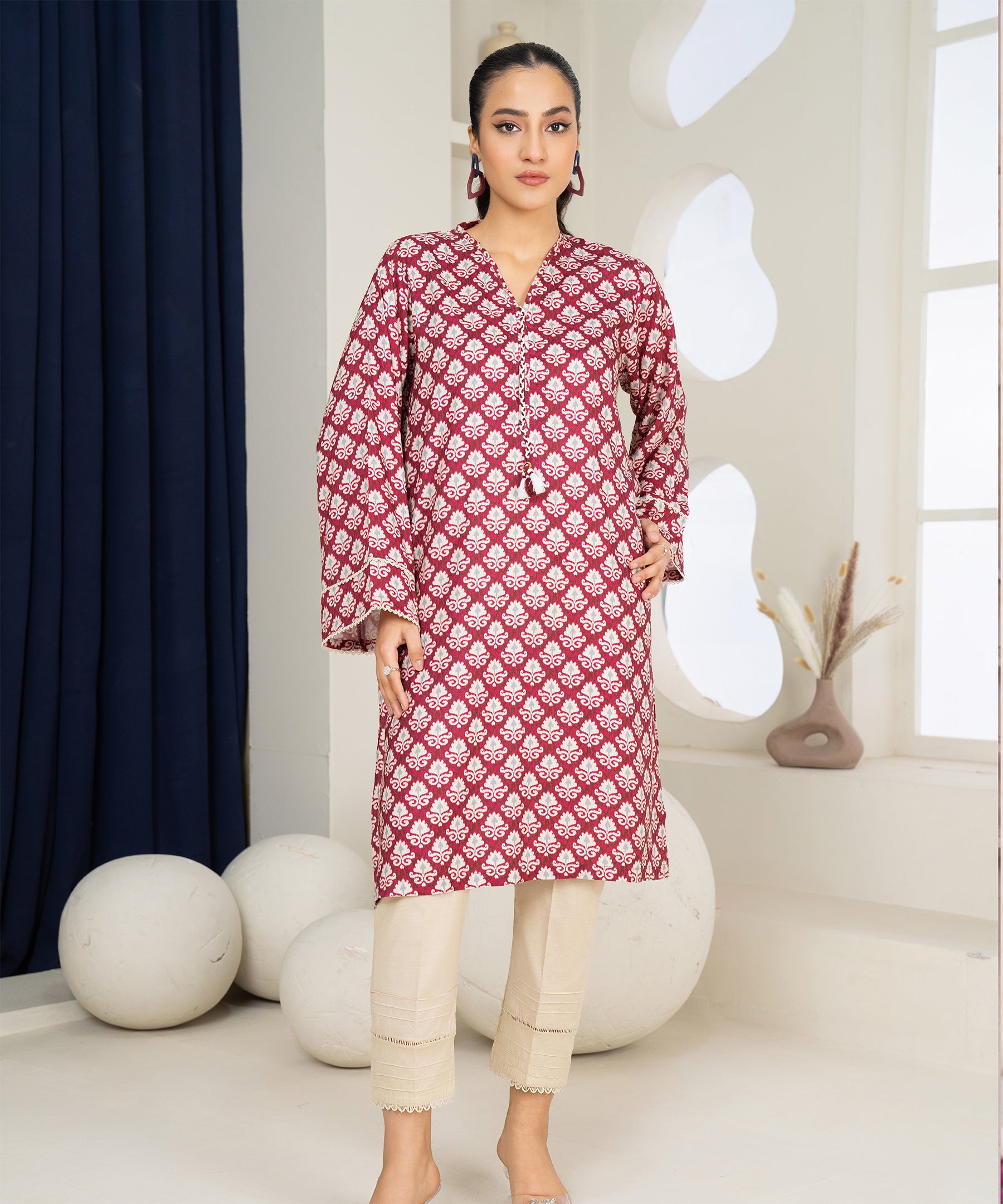Basic Printed Shirt - LDS 1035