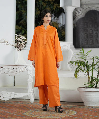 Basic Slub Cotton Suit - LDS 1050