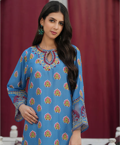 Lawn Silk Suit - LDS 1053