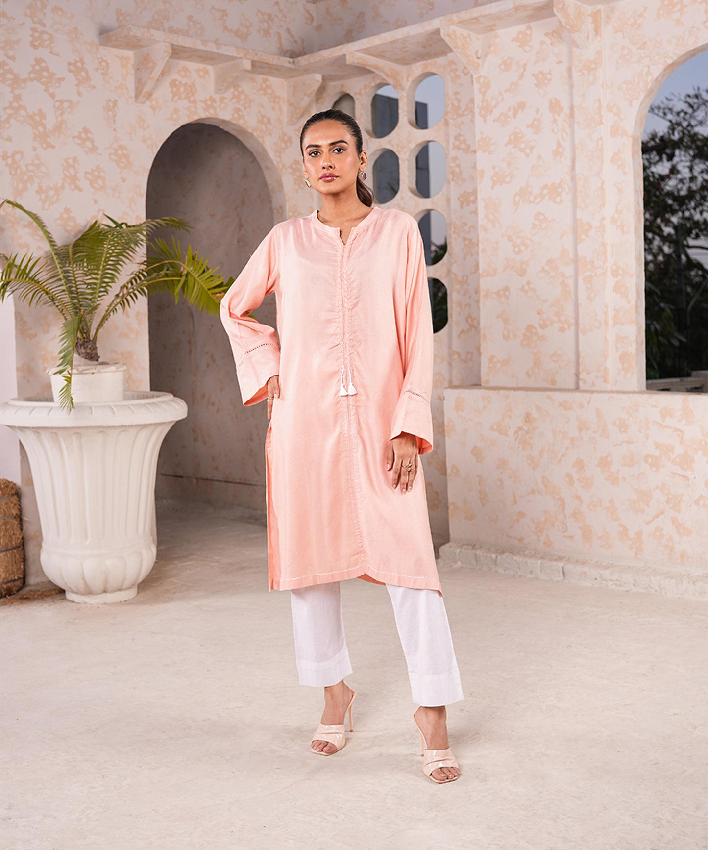 Women Solid Shirt - LDS1063