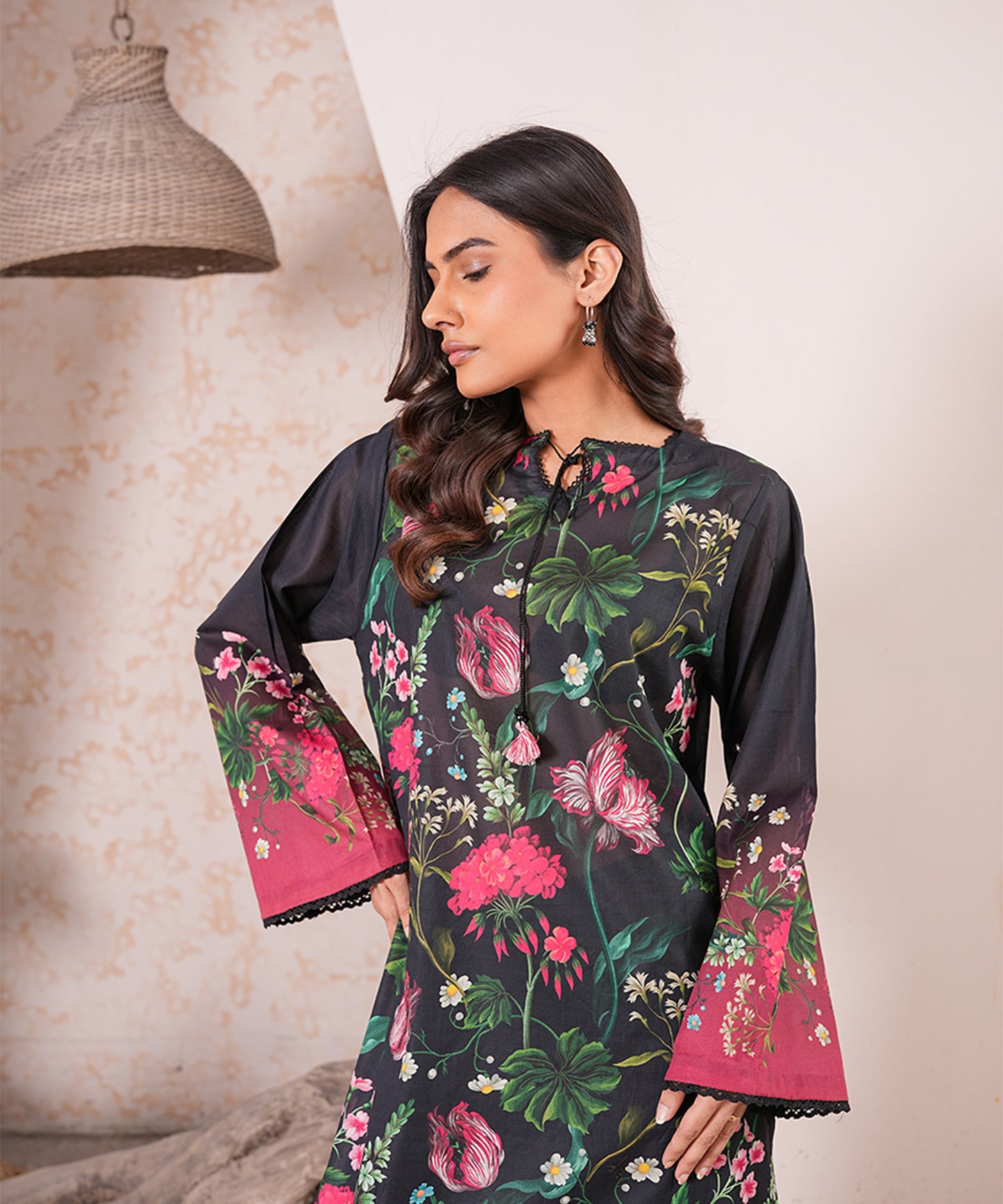 2PC Printed Suit - LDS 1068