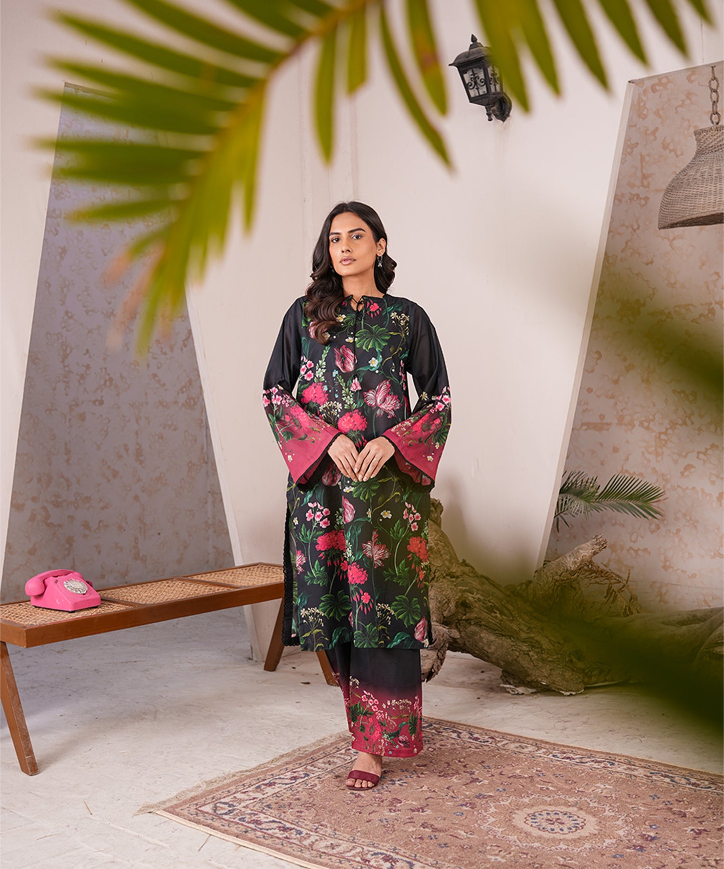 2PC Printed Suit - LDS 1068