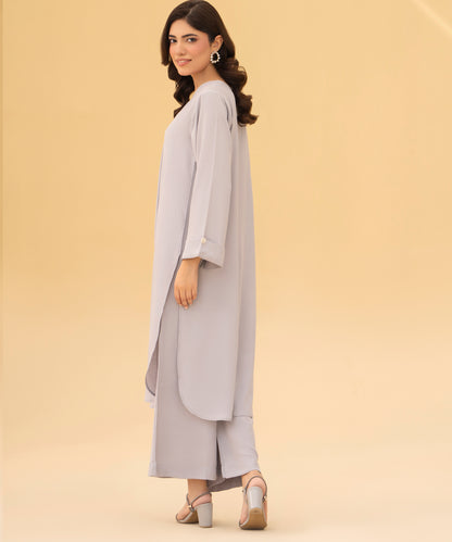 Women Solid 2 Piece Suit - LDS1337