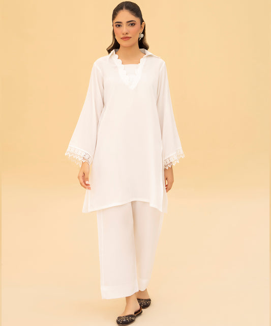 Women Solid 2 Piece Suit - LDS1339