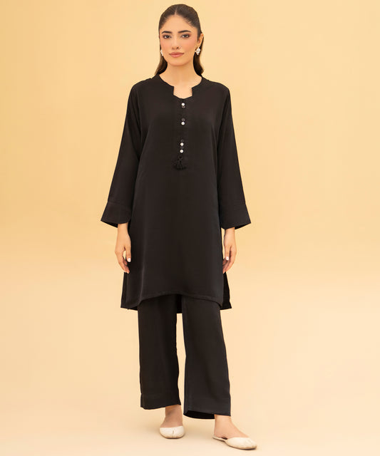 Women Solid 2 Piece Suit - LDS1340