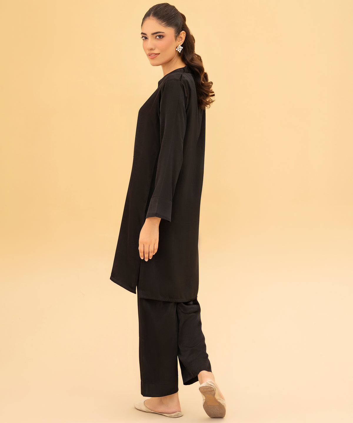 Women Solid 2 Piece Suit - LDS1340