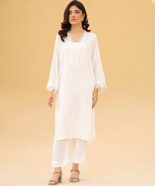 Women Solid 2 Piece Suit - LDS1342