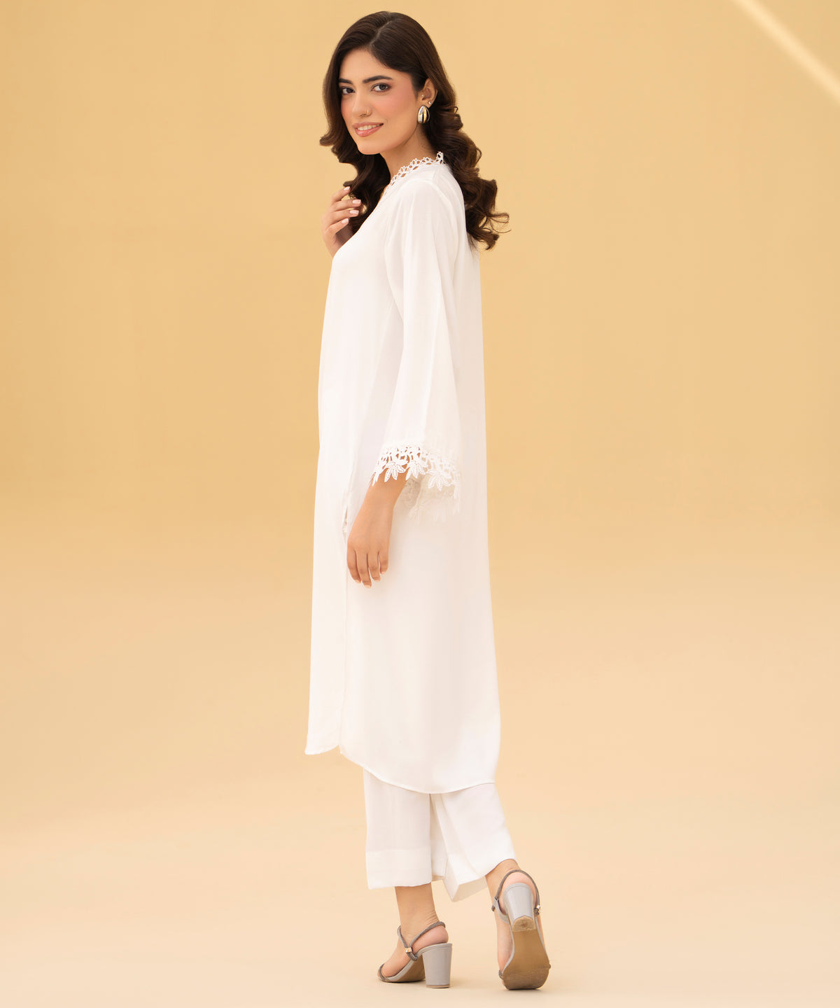 Women Solid 2 Piece Suit - LDS1342