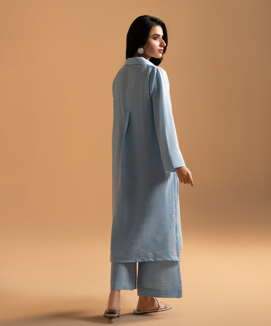 Women Solid 2 Piece Suit - LDS1345
