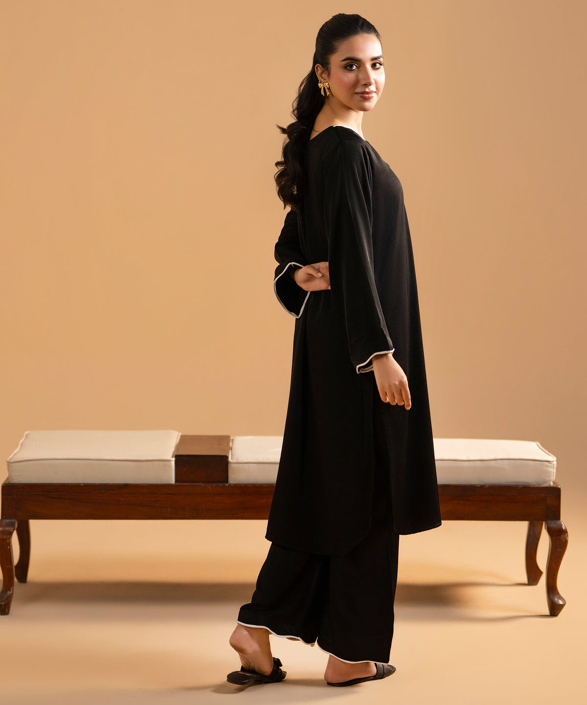 Women Solid 2 Piece Suit - LDS1350